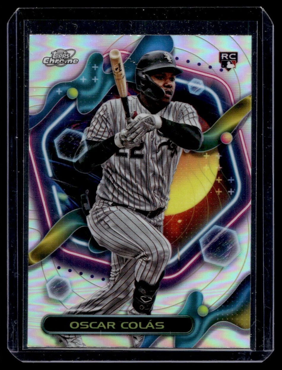 2023 Topps Cosmic Chrome Refractor Oscar Colas Rookie #104