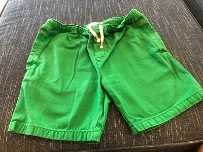 Pantalones Cortos Chinos Boden Boys 10Y Verde Kelly 100% Algodón Cintura Elástica Cordón Foto 1 de 4