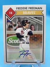 Freddie Freeman 2021 Topps 582 Montgomery Club Auto Set #1 Autograph