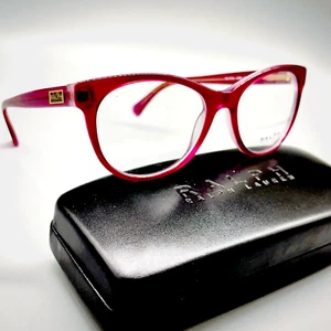Ralph Lauren RA 7094/5685 Unisex Eyeglasses 52-17-145mm- Red-100% Original - Picture 1 of 6