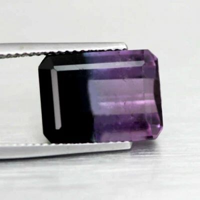 7.61CT Rare Bi Color 100% Natural Tourmaline - Image 1 of 4