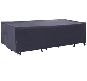 F&J OUTDOORS Terrasse Outdoor Tisch Abdeckung 62 x 62" L x 42" B x 27,5" H, grau  - Bild 1 von 9
