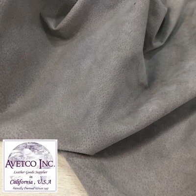 Cuero de gamuza Avetco Pig - Tacto de terciopelo | Pieles enteras | 6-8 pies cuadrados | Forro, bolsos Foto 1 de 4