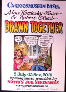 "Drawn Together". Cartoon Museum Basel. Signed By R. Crumb And Aline K Crumb - Picture 1 of 6