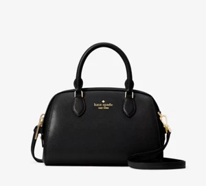 Kate Spade Madison Small Dolly Duffle Satchel Crossbody - Black KF493 $349 - Picture 1 of 6