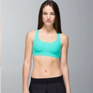 Lululemon Itty Bracer Bra Sports Bra Spry Blue 32A Teal Blue Green - Picture 1 of 9