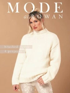 Mode Rowan Brushed Fleece ZB260 Knitwear Knitting Patterns 4 Projects - Picture 1 of 6