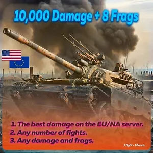 World Of Tanks | 10.000 Damage + 8 Frags | WN8 5000 | EU/NA - Bild 1 von 1