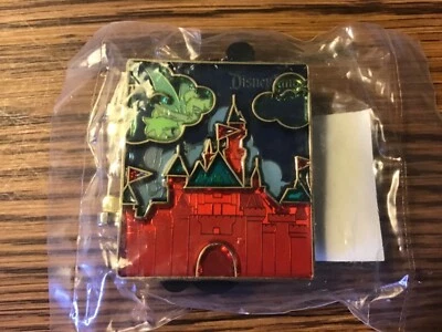 Disney Disneyland Cast Exclusive Pin Stained Glass Castle Tinkerbell LE 750 Mint - Image 1 of 2