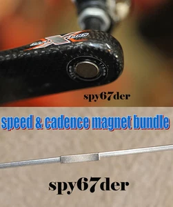 Spoke Speed Sensor and Cadence Magnets for Bike Computers - Picture 1 of 1