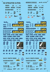 Microscale 87770 Décal H0 - GATX Airslide, 4-Bay Et Centerflow Hopper (87-770) - Picture 1 of 1