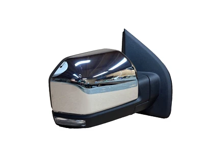 NUEVO OEM FORD F-150 15-18 RH ESPEJO RETROVISOR CROMADO Power BS memoria térmica 360 FL3Z-17682-PB Foto 1 de 4