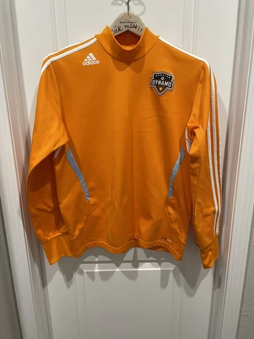 Adidas MLS Houston Dynamo 10/2010 ClimaCool Long Sleeve Training Top SZ LG Cover
