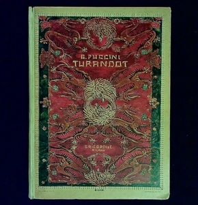 TURANDOT - GIACOMO PUCCINI - Canto e Piano - ADAMI e SIMONI - Ed. Ricordi - 1926 - Foto 1 di 16