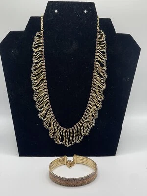 Juego de pulsera y collar de piedra de cristal púrpura Vera Wang Foto 1 de 4