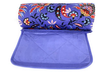 Vera Bradley Packable Picnic Blanket Wipe Clean Mural Garden Roll Up NWT - Image 1 of 3