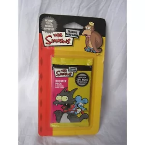 NUEVO Paquete de 11 cartas coleccionables de juego de refuerzo de cartas de Los Simpson con picazón y rasguño - Imagen 1 de 2