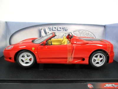 HOTWHEELS 100% - FERRARI 360 SPIDER (КРАСНЫЙ) - 1/18 - Изображение 1 из 4