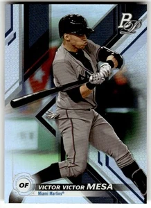2019 Bowman Platinum #TOP-11 Victor Victor Mesa Top Prospects Miami Marlins - Picture 1 of 2