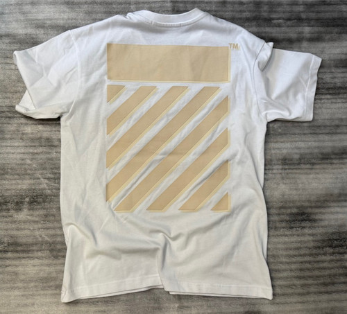 OFF WHITE T shirt uomo bianco sporco taglia M
