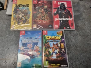 Nintendo Switch Games Bundle 5 Games | Crash | Eastward | Trials of Mana | Ys - Picture 1 of 8