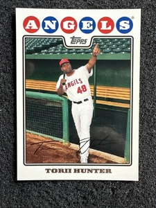 TORII HUNTER #435 2008 Topps cantidad de béisbol Los Angeles Angels - Imagen 1 de 2