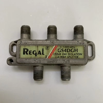 Regal GS4DGH 120dB EMI Isolation 4-Way Splitter - Image 1 of 4