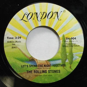 Rock 45 The Rolling Stones - Let'S Spend The Night Together / Ruby Tuesday On Lo - Picture 1 of 2