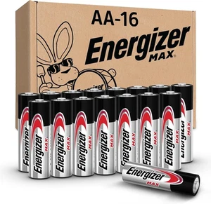 Pilas MAX AA (paquete de 16), pilas alcalinas Double a - Imagen 1 de 10