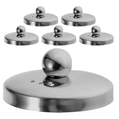  6 pezzi di coperchio per teiera in acciaio inossidabile: solo coperchio di - Immagine 1 di 4