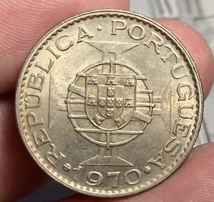 MOZAMBIQUE KM79b 10 Escudos 1970 - Picture 1 of 2