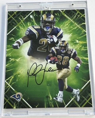 Fanatics Emanate Marshall Faulk 29/99 2025 auto firmado a mano 8x10 Rams Foto 1 de 4