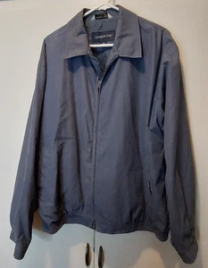 VINTAGE London Nebeljacke Herren XL blau marine Bomber Harrington Polyester 70er 80er - Bild 1 von 7