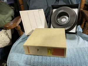 KODAK CAROUSEL 140 SLIDE TRAY-APPARENTLY UNUSED IN BOX W/INSTRUCTIONS,CHECKLIST+ - Picture 1 of 5