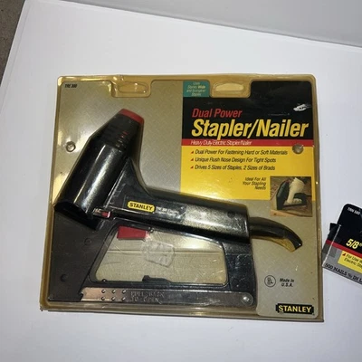 Stanley TRE300 электрический степлер Brad гвоздезабивной пистолет двойной электроинструмент новый открытая коробка - Изображение 1 из 4