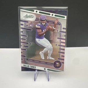 2024 Panini Absolute Green Foil Rookie Dallas Turner #117, Vikings - Picture 1 of 2