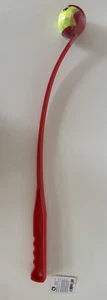Red Ball Thrower Chucker Launcher with Tennis Ball Dog Toy - Picture 1 of 3