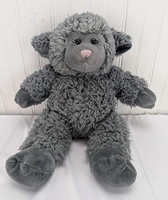 Rare Build A Bear Cuddly Lamb Plush 16" Gray Swirl Stuffed Animal Dyed Grey - Image 1 of 4