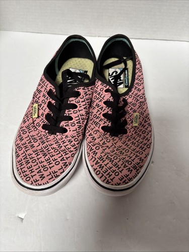 Sneakers Vans Off The Wall rosa comode ammortizzate taglia uomo 5 5 donna 7 usate in ottime condizioni