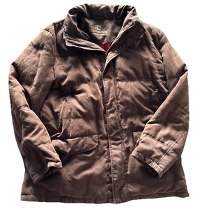 Steinbock International Mens Sz 48 Medium Brown Duvet Down Insulated Jacket - Picture 1 of 8