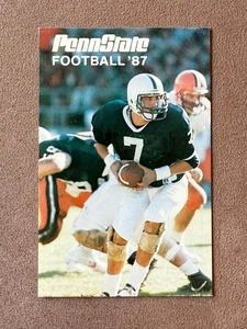Scheda programma calcio CFB 1987 PENN STATE ST NITTANY LIONS QB MATT KNIZNER - Foto 1 di 2