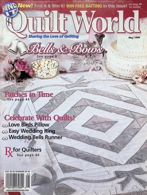 Quilt World Magazine May 1999 Wedding Quilts Cover - Image 1 of 4