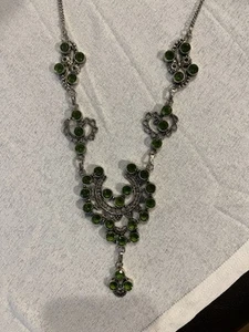 Green Tourmaline 25” Necklace - Picture 1 of 2