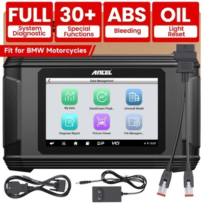  Fit For BMW Motorcycle Diagnostic Tool OBD2 Scanner All System Scan Code Reader - Image 1 of 4