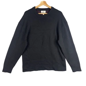 COS Men's Crew neck Pullover Sweater Black Size S Wool Blend Long sleeve - Picture 1 of 6
