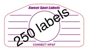 Golf Club Impact Tape Roll 250 Labels Lesson Training Aid Irons Wedges woods USA - Picture 1 of 1