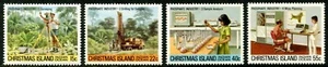 Christmas Island Phosphate Industry 1980 parte I juego de 4 MNH, limpio y fresco - Imagen 1 de 1
