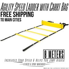 HCE 8 meter Agility Speed Ladder Carry Bag Soccer Fitness Gym Sports Training