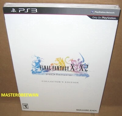 Final Fantasy X/X-2 HD Remaster Collector's Edition PlayStation 3, 2014) PS3 New - Image 1 of 3