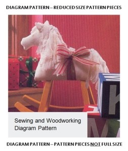 Rocking Horse Sewing and Woodworking DIAGRAM Pattern S10087 (NOT FINISHED ITEM)